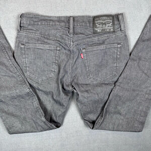 Levis 511 Jeans Men’s Size 32x32 Black Slim Fit Stretch Goth Grunge Black Label